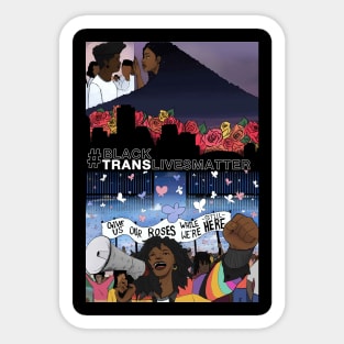 Black Translivematter Sticker